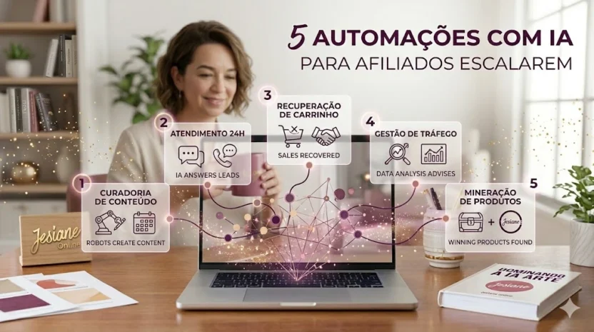 5 automações com IA que todo afiliado deveria usar para escalar o negócio